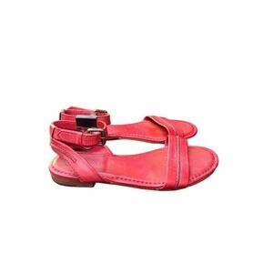 Frye Flat Leather Sandals